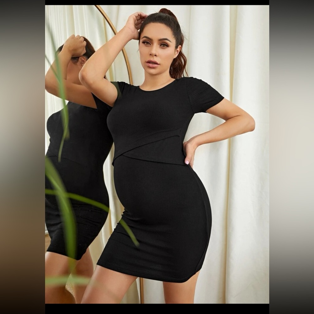 Maternity bodycon dress